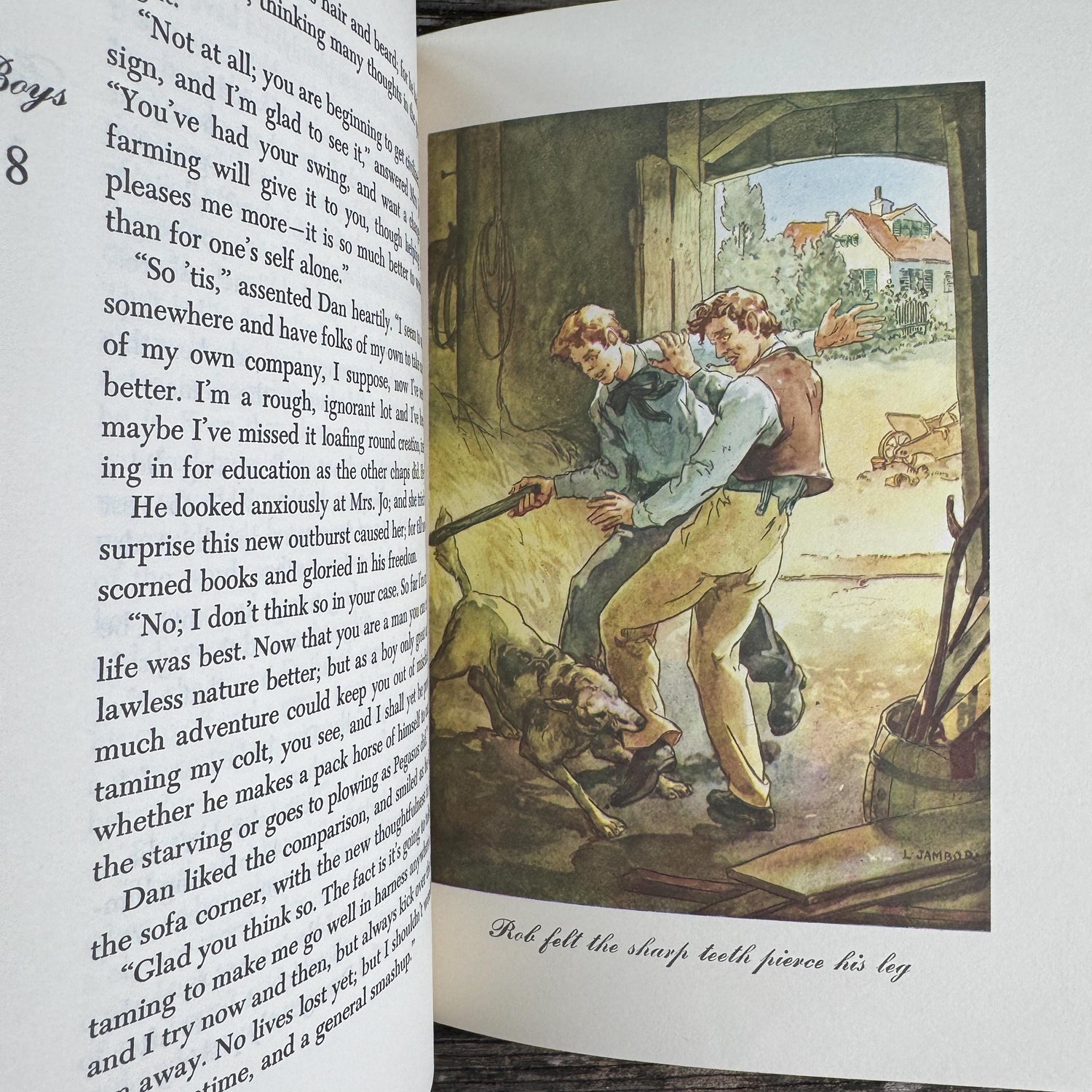 Vintage Children's Illustrated Junior Library Books, Purple Blue Beige