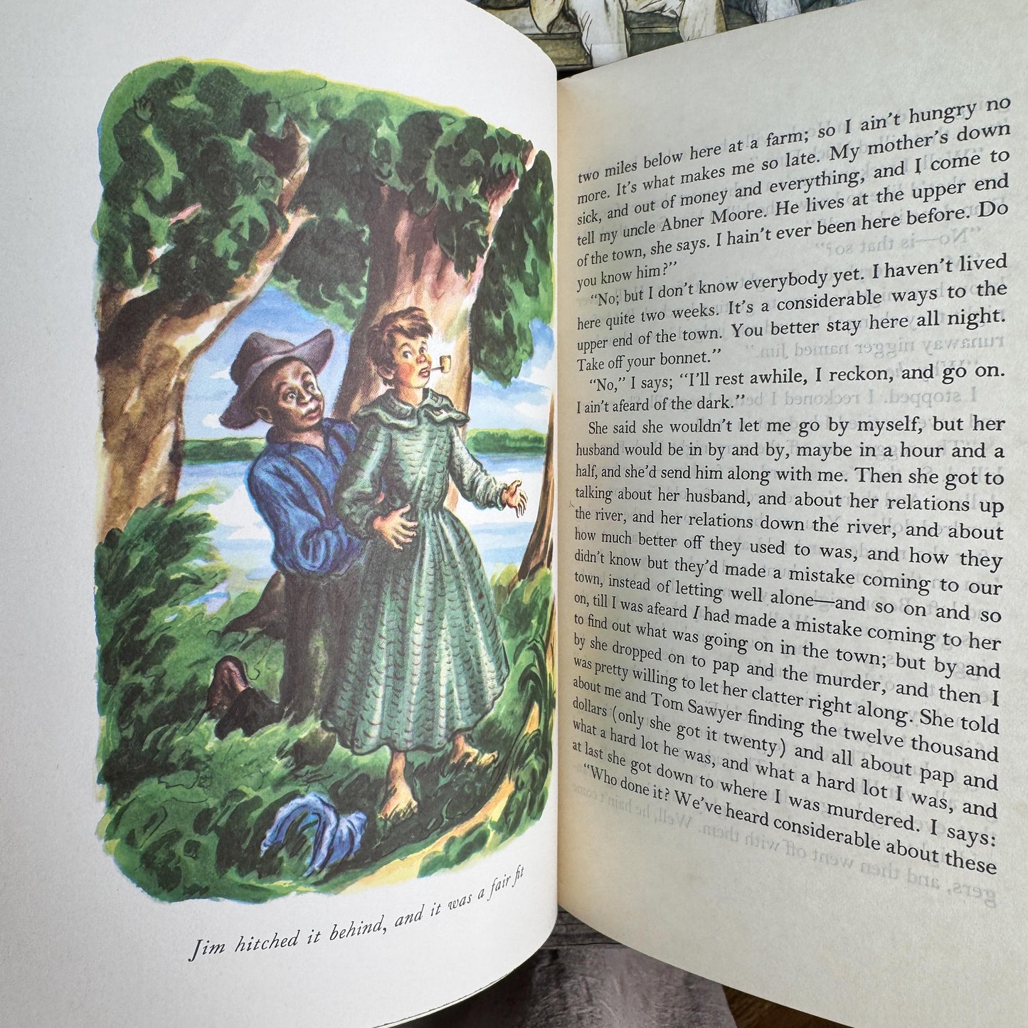 Vintage Children's Illustrated Junior Library Books, Purple Blue Beige