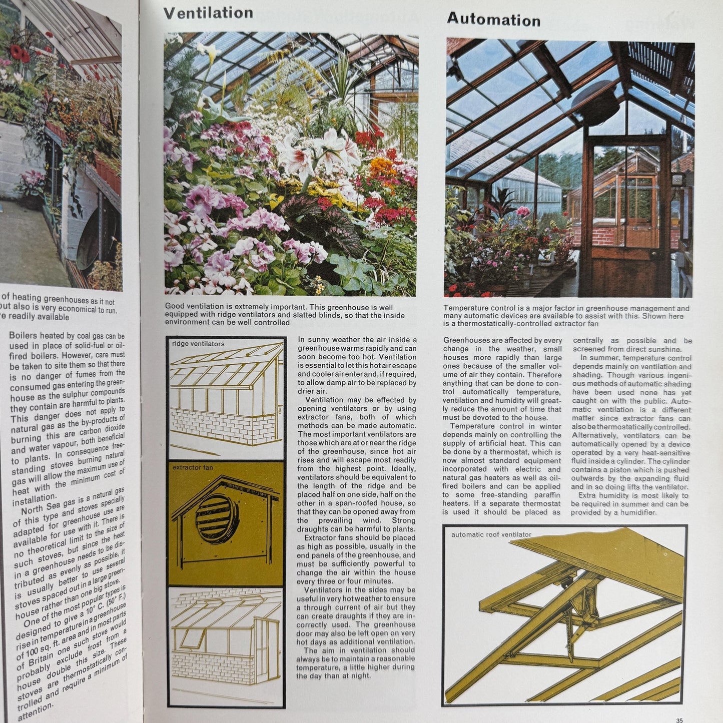 Vintage Gardening and House Plant Themed Coffee Table Book Bundle for Shelf Styling