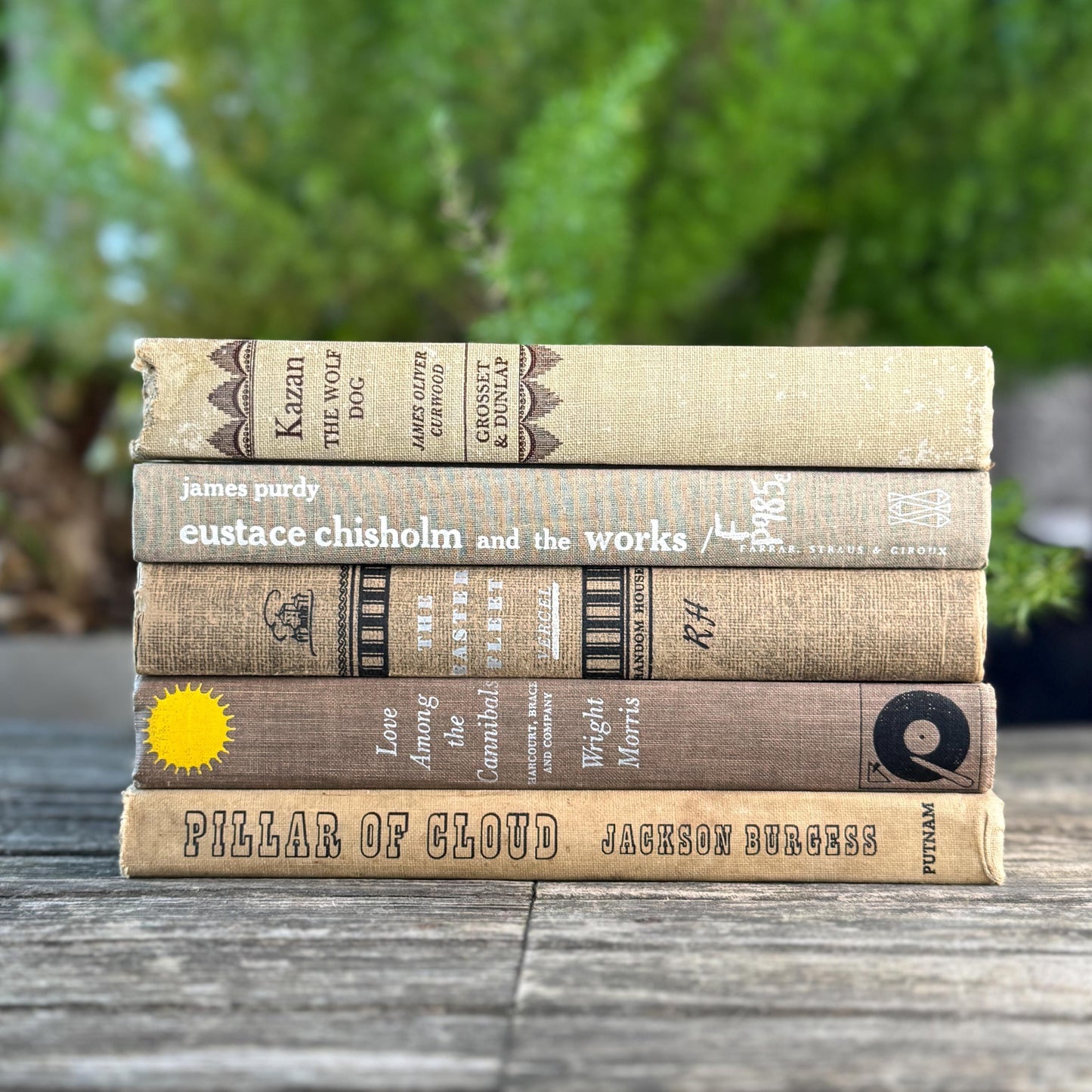 Taupe, Brown, Tan Mid Century Neutral Book Bundle