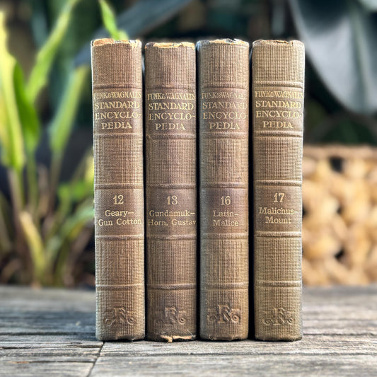 Vintage Small Mid Century Funk and Wagnall's New Standard Encyclopedia