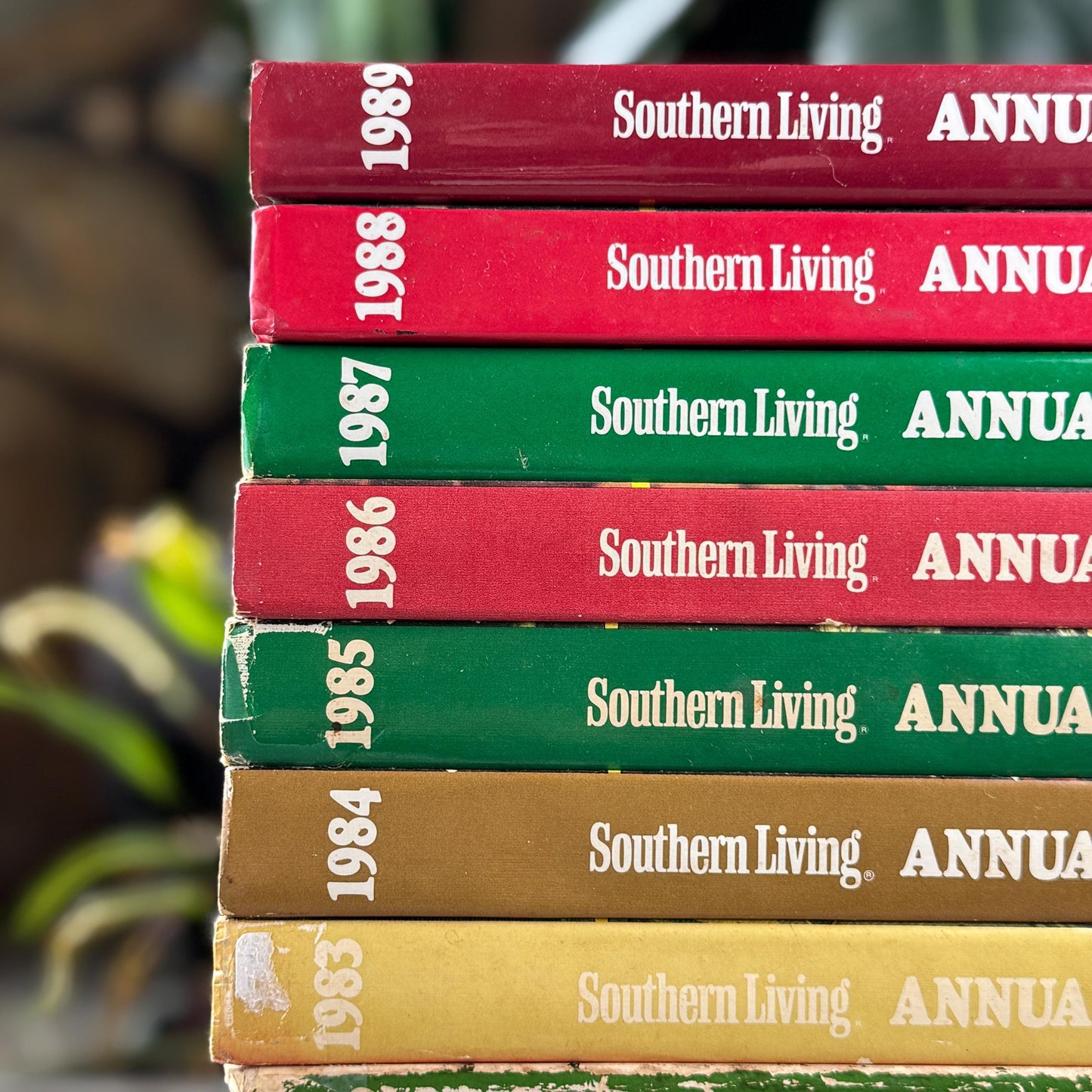Southern Living Annual Recipes Cookbook Set, 1979-1989