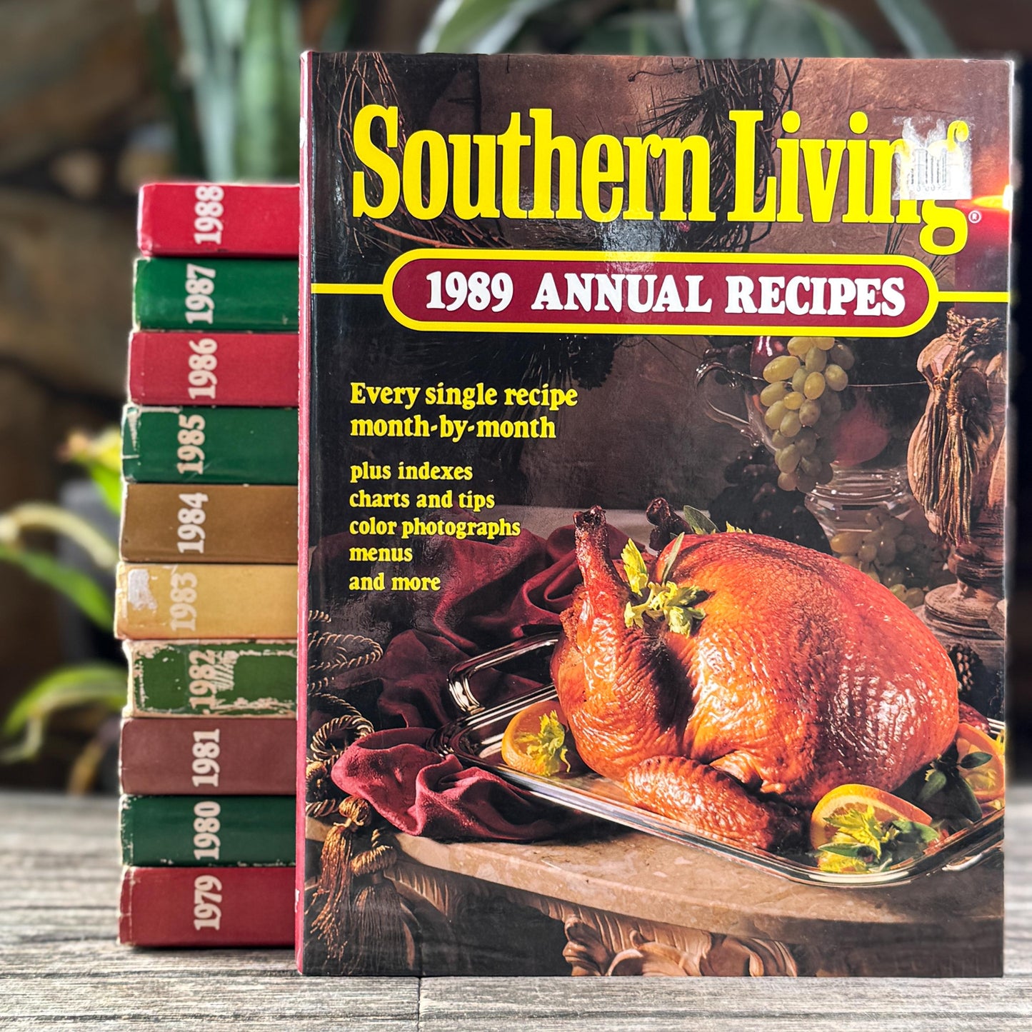 Southern Living Annual Recipes Cookbook Set, 1979-1989