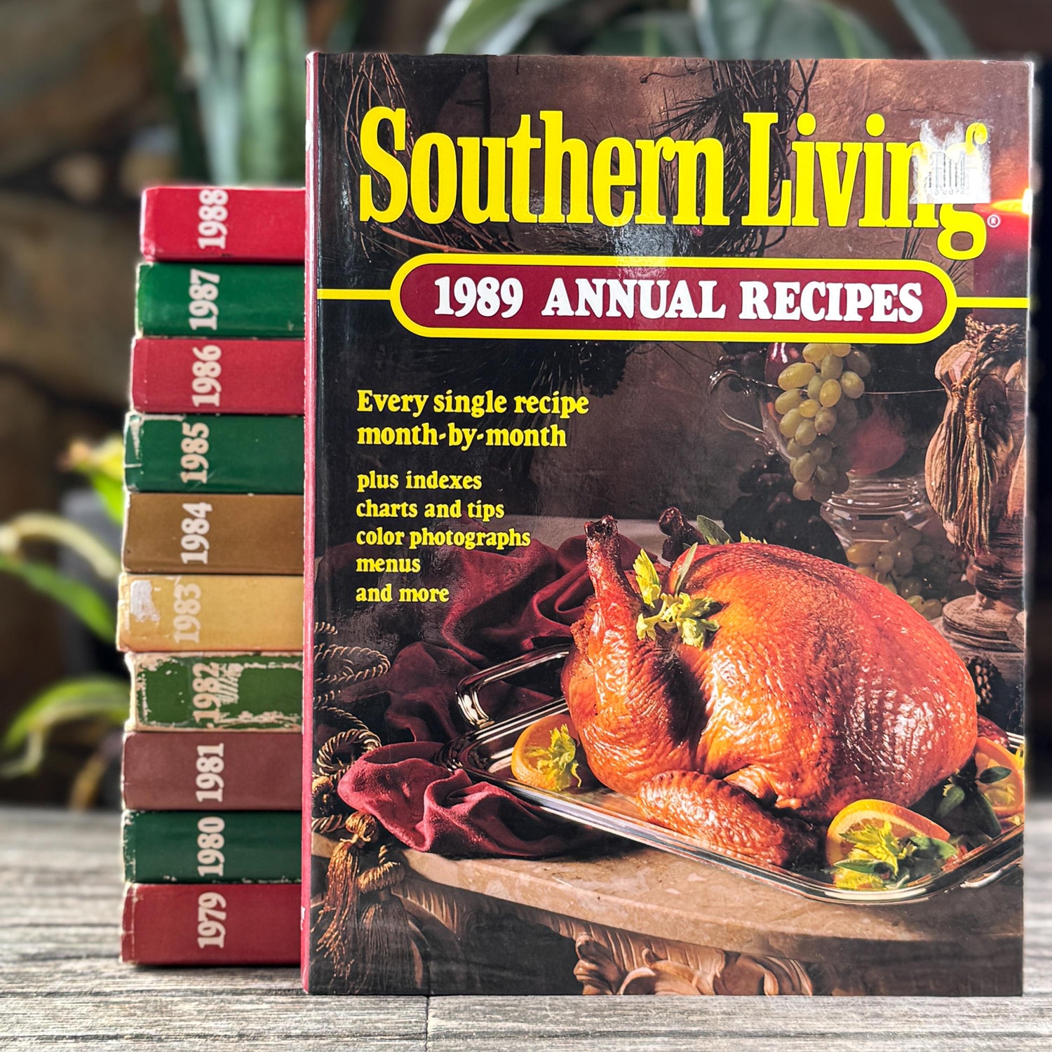 Southern Living Annual Recipes Cookbook Set, 1979-1989