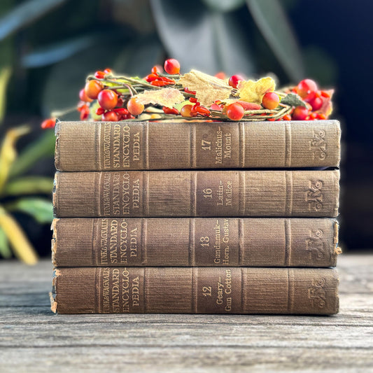 Vintage Small Mid Century Funk and Wagnall's New Standard Encyclopedia