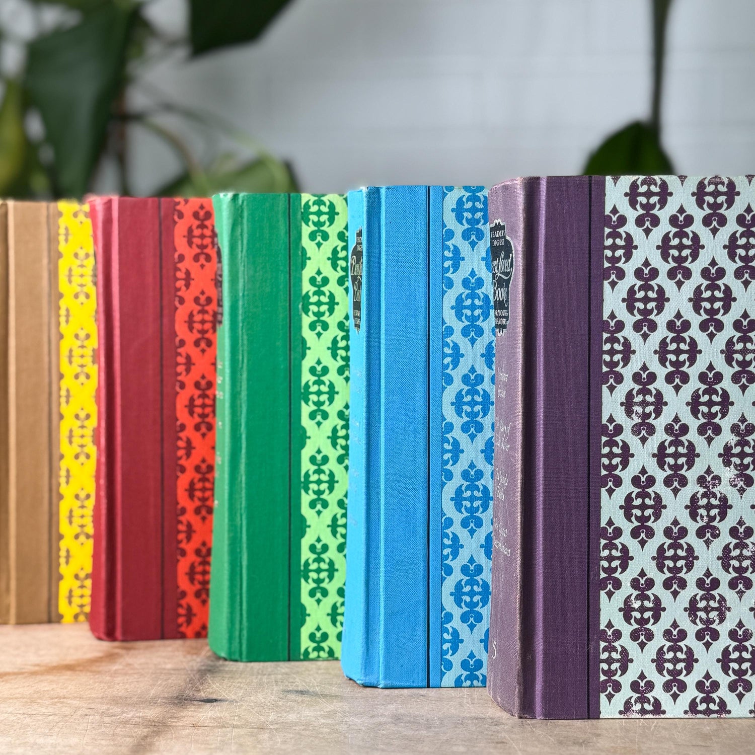 Vintage Jewel-Toned Kids' Books for Styling, Reader's Digest Loved Books for Young Readers, 1966