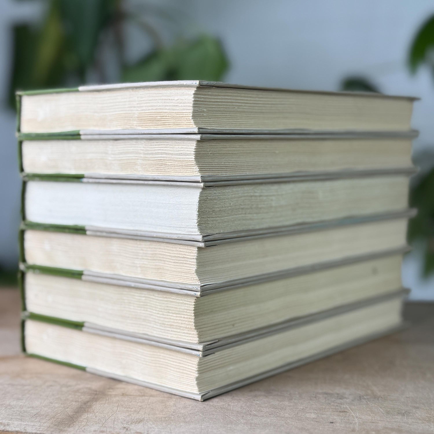 Louisa May Alcott Complete 6-Book Set, Junior Deluxe Editions, 1950s Grass Green