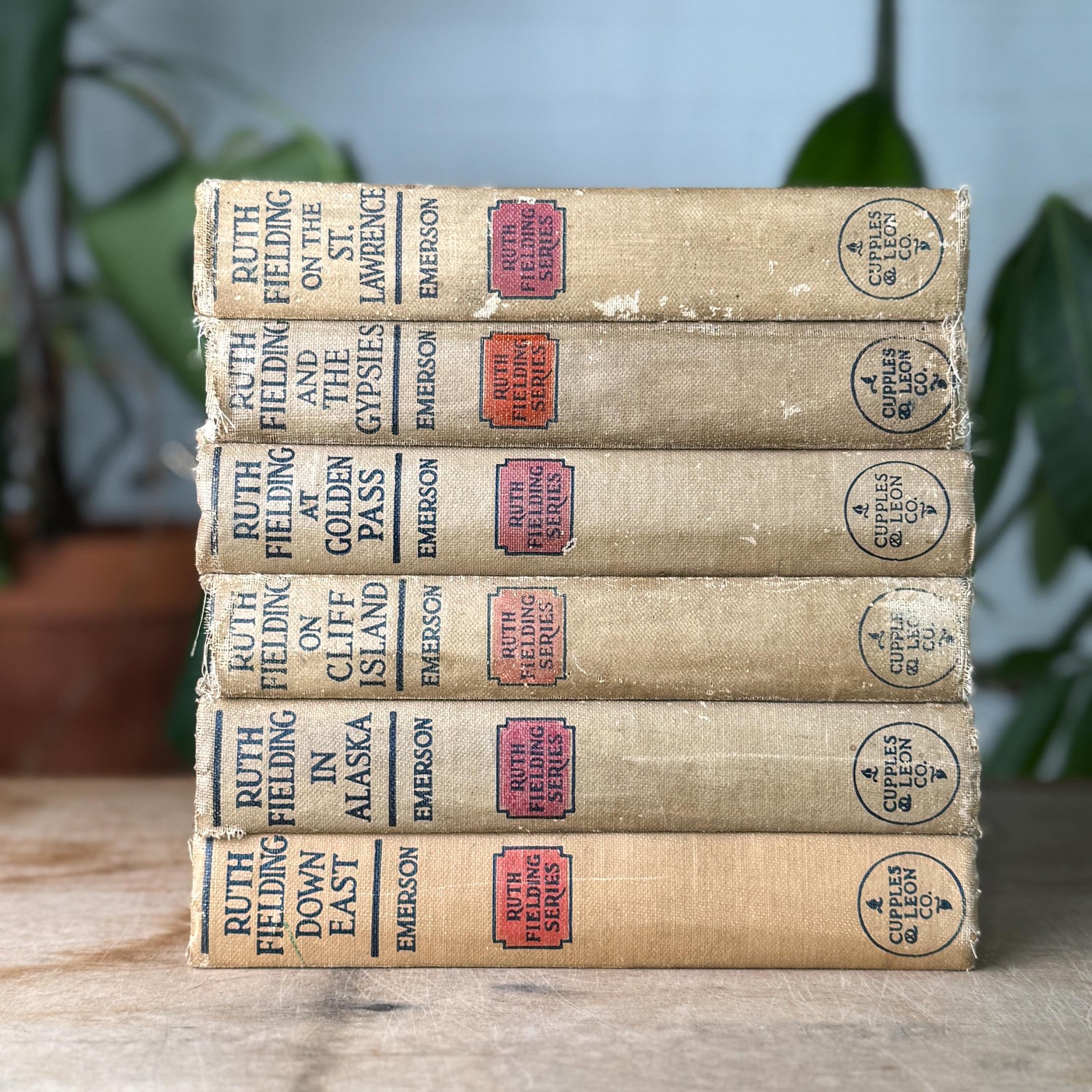 Antique 1920s Shabby Ruth Fielding Books for Girls