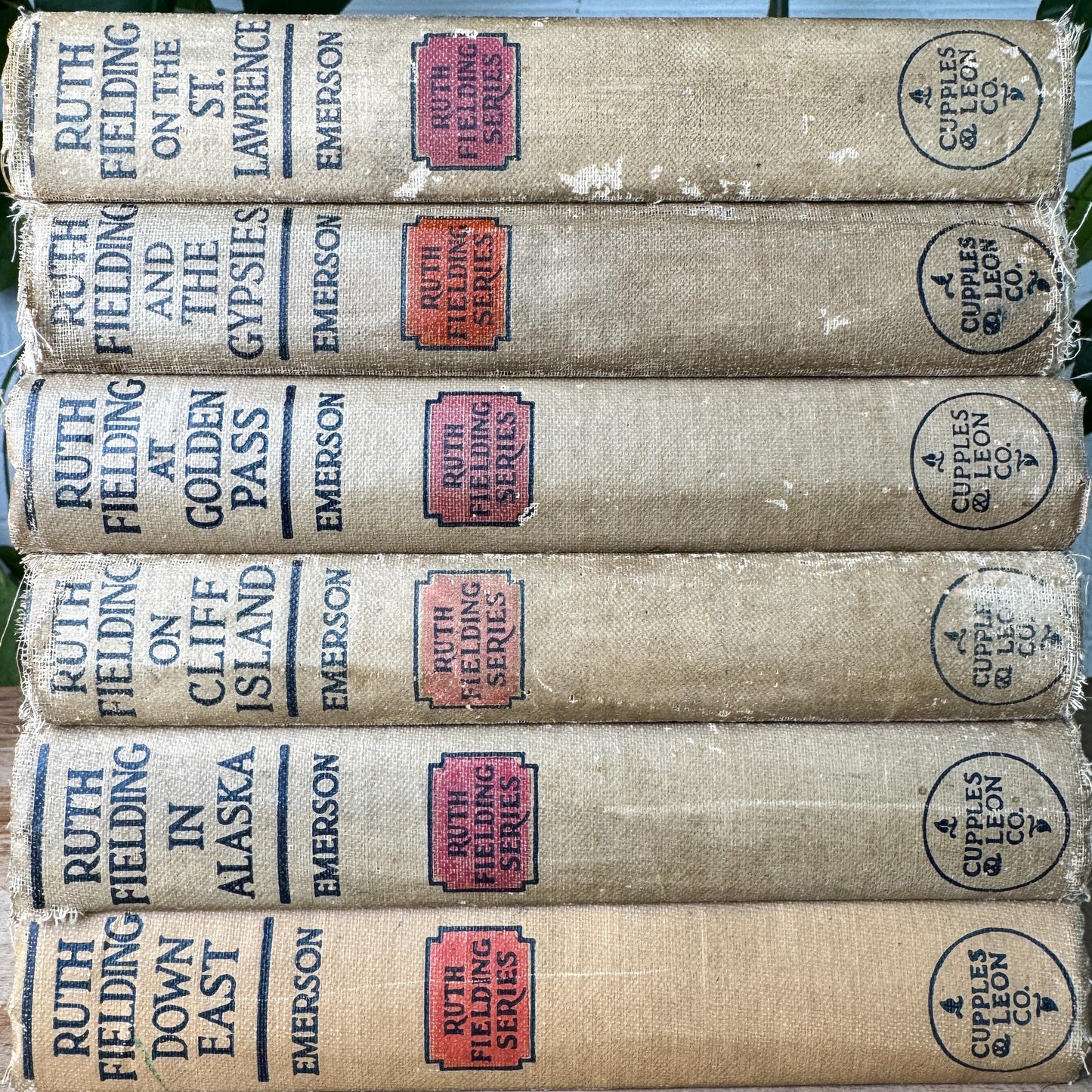 Antique 1920s Shabby Ruth Fielding Books for Girls