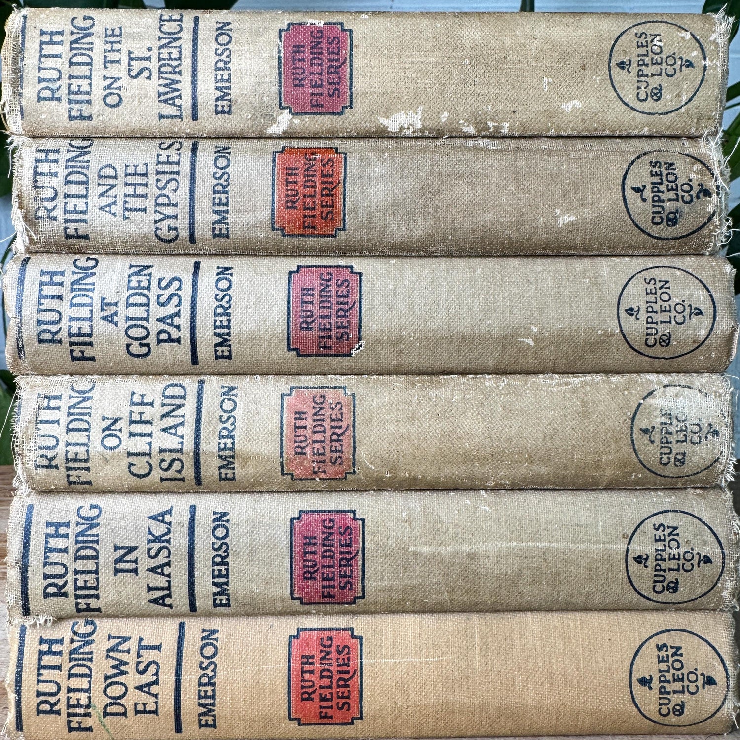Antique 1920s Shabby Ruth Fielding Books for Girls