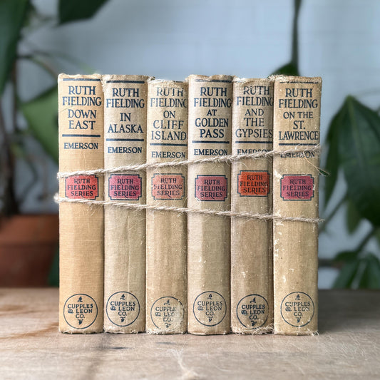 Antique 1920s Shabby Ruth Fielding Books for Girls