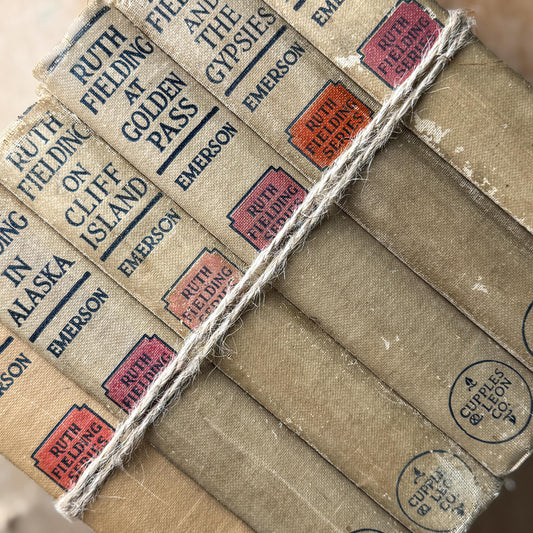 Antique 1920s Shabby Ruth Fielding Books for Girls