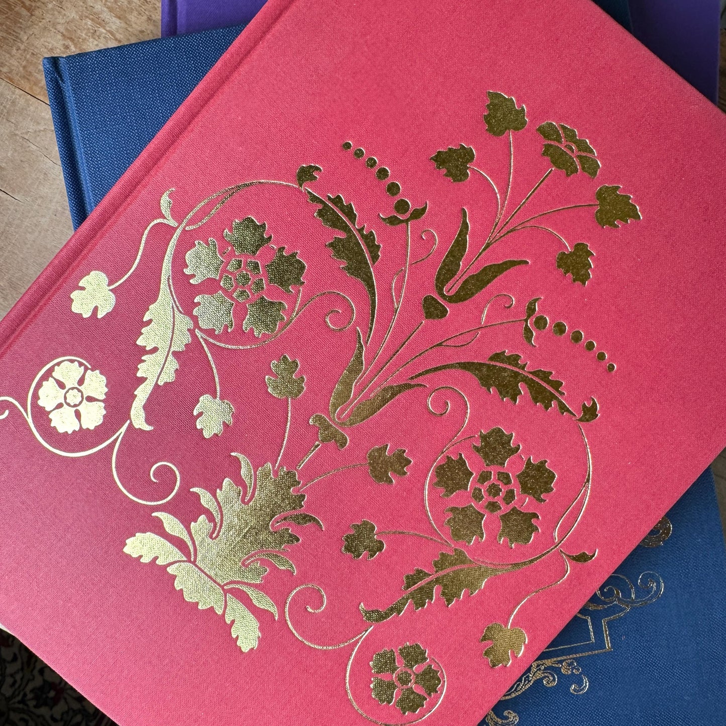 Art Treasures of the World Oversized Books With Gold Dust Jackets and Jewel-Tone Boards
