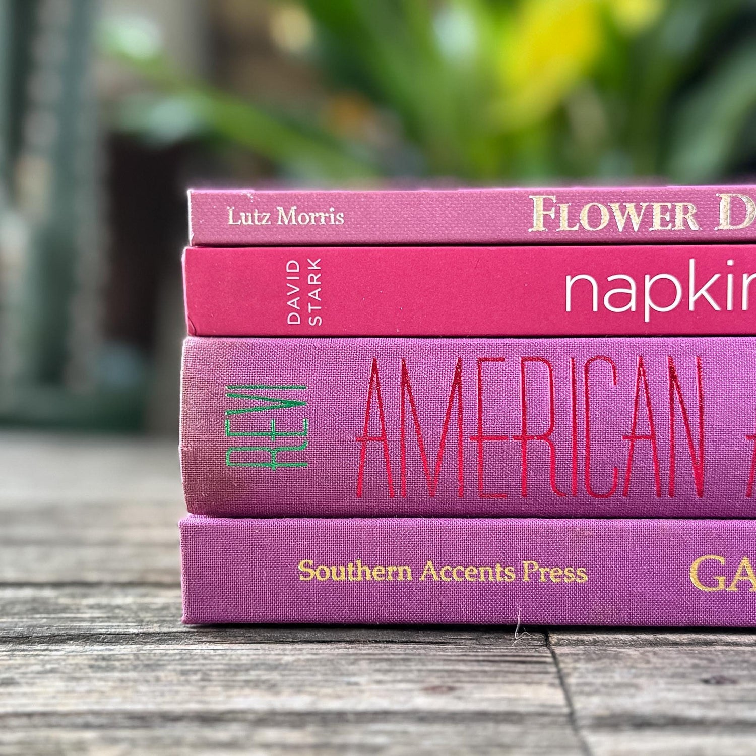 Vintage Purple Decorative Coffee Table Book Set – Pretty Old Books