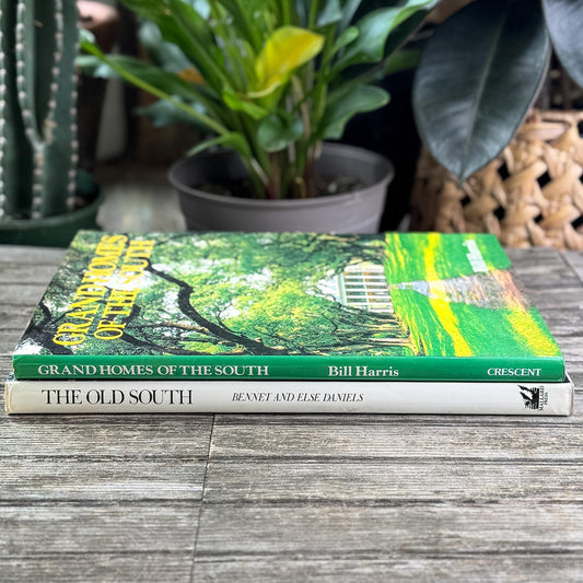 Set of 2 Vintage Old South House and Architecture Books
