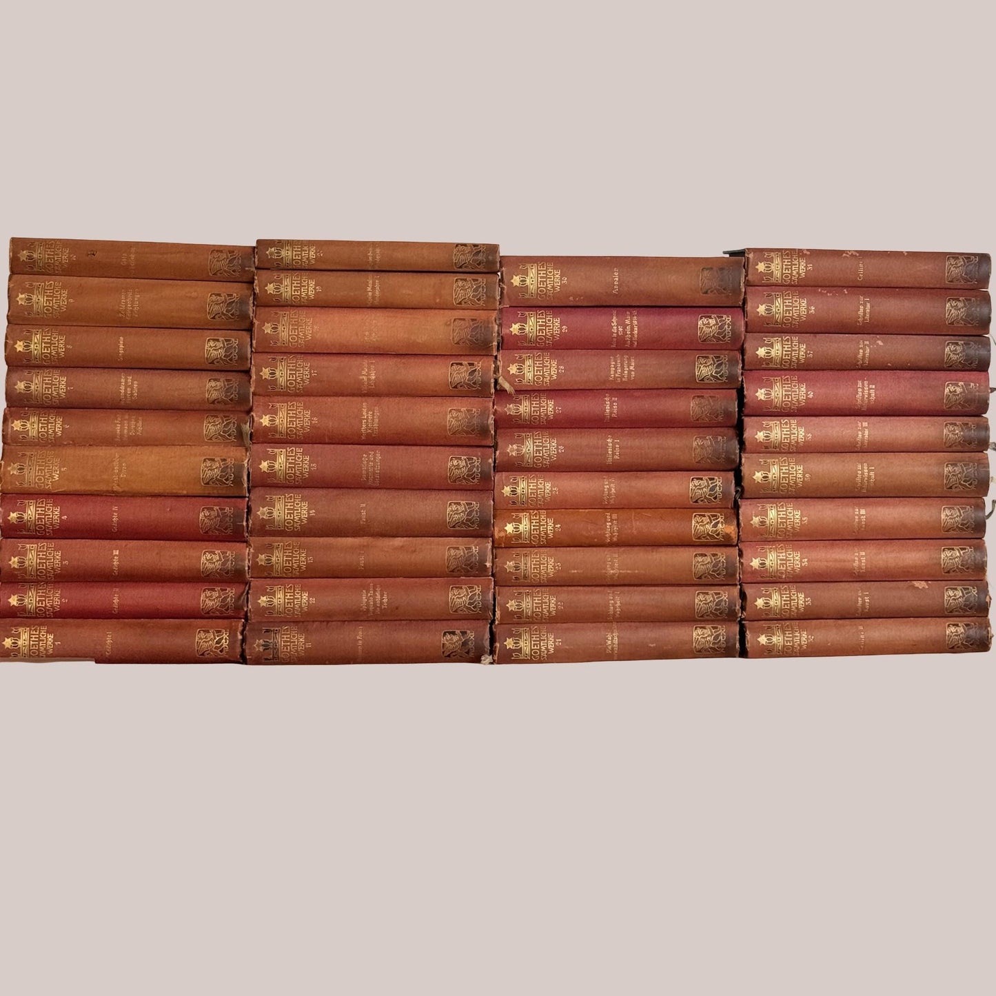 Goethe's Complete Works, 40 Volumes, 1902, German-Language