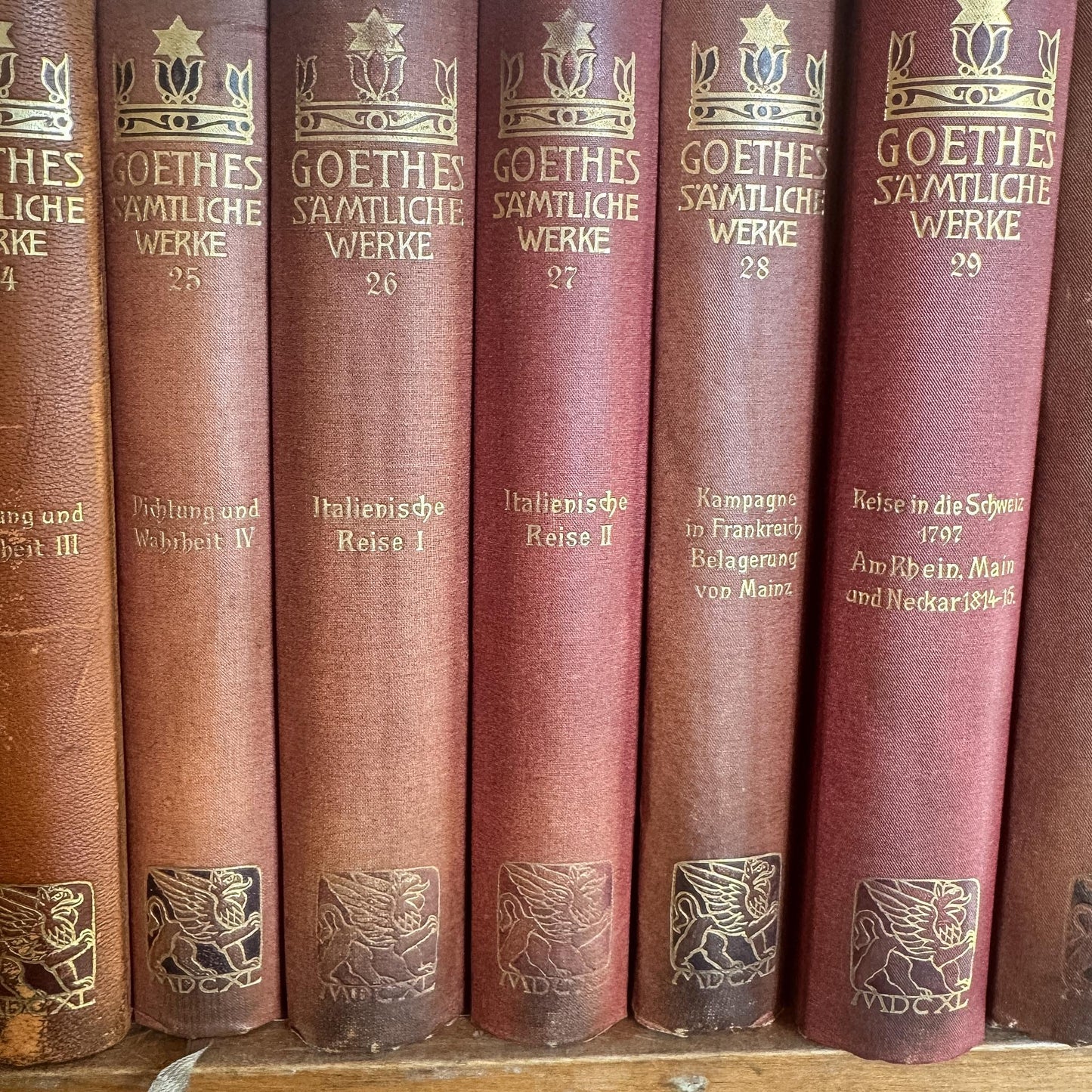 Goethe's Complete Works, 40 Volumes, 1902, German-Language