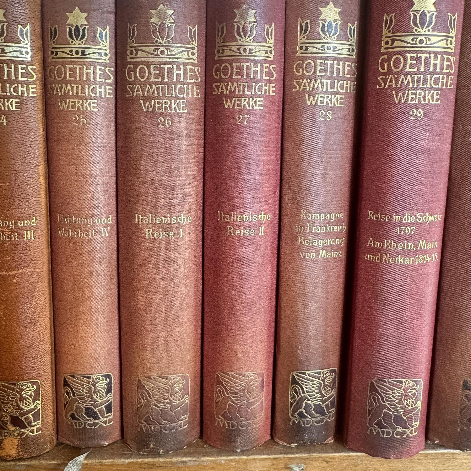 Goethe's Complete Works, 40 Volumes, 1902, German-Language