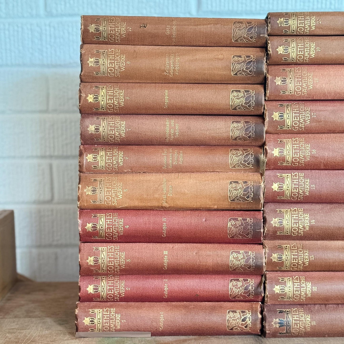 Goethe's Complete Works, 40 Volumes, 1902, German-Language