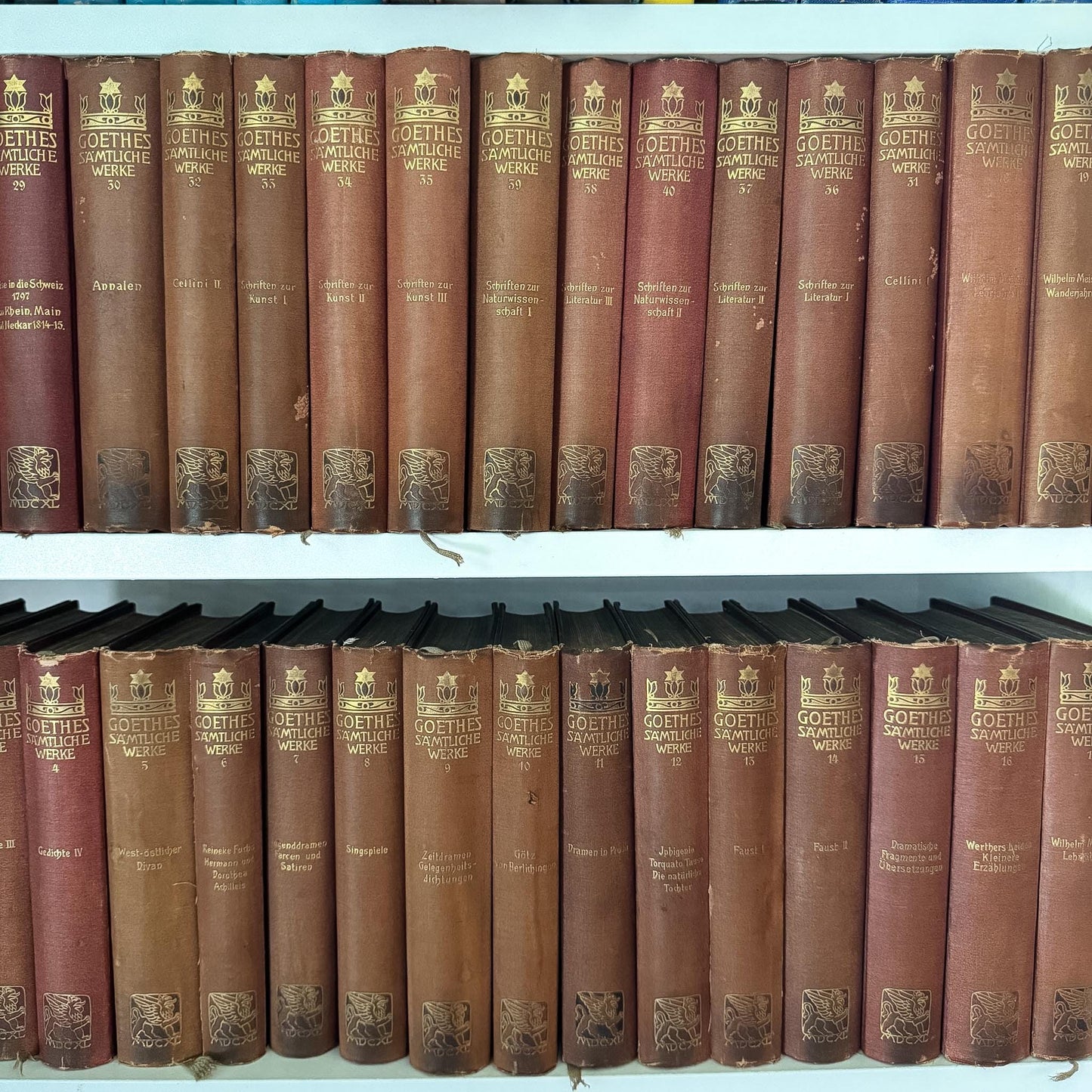 Goethe's Complete Works, 40 Volumes, 1902, German-Language