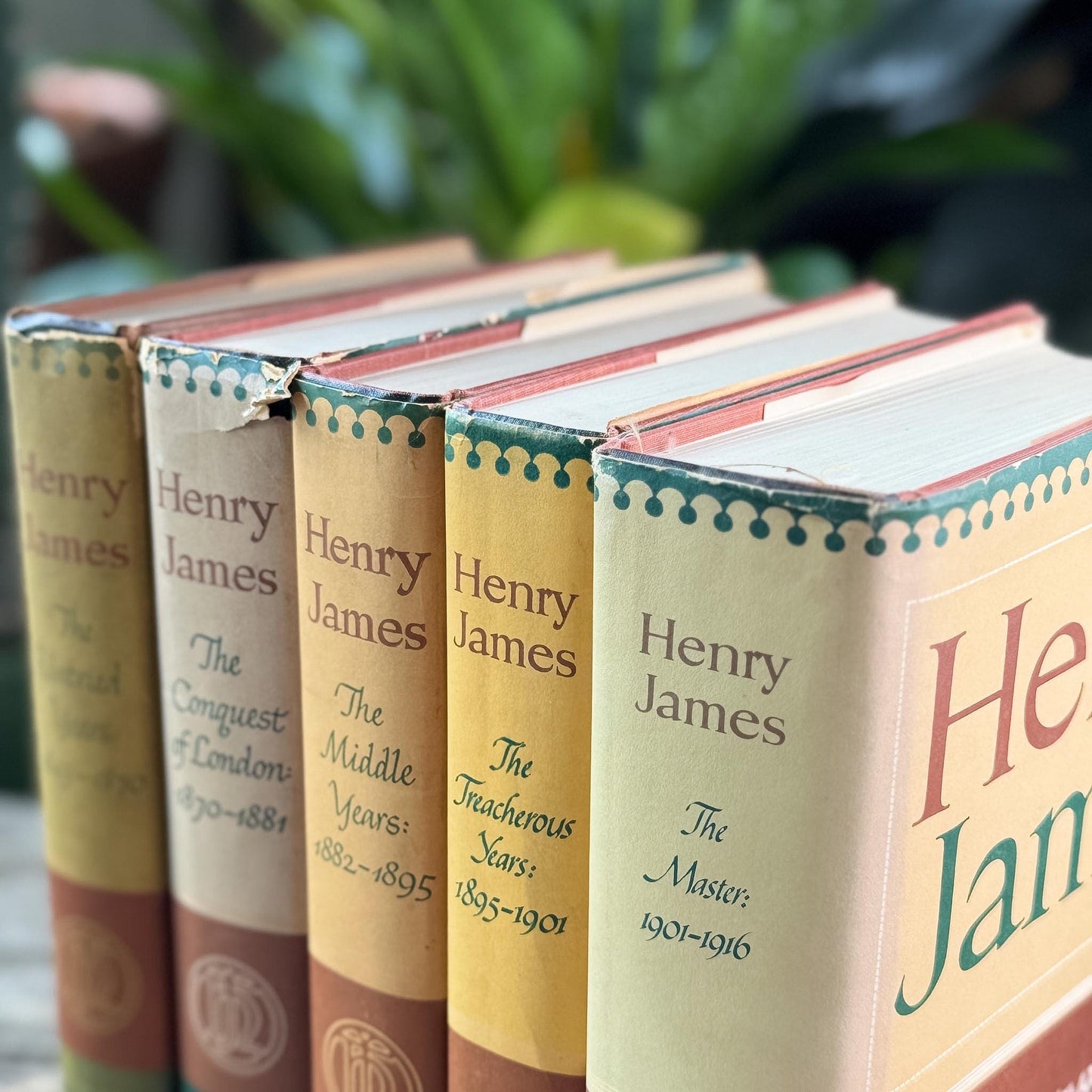 Leon Edel Henry James Biography, Complete 5-Volume First Edition Set, Pulitzer Prize