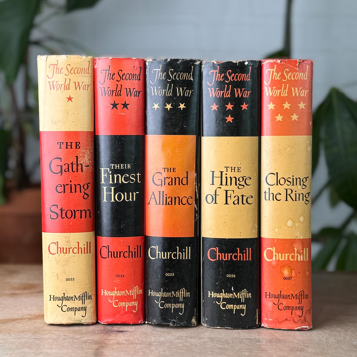 Red Vintage Book Bundles