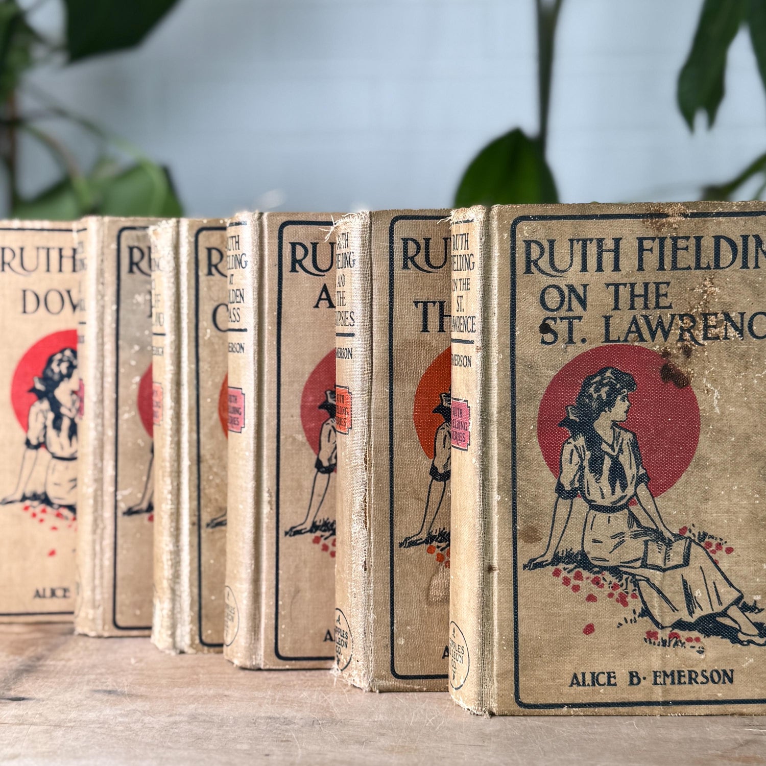 Antique 1920s Shabby Ruth Fielding Books for Girls