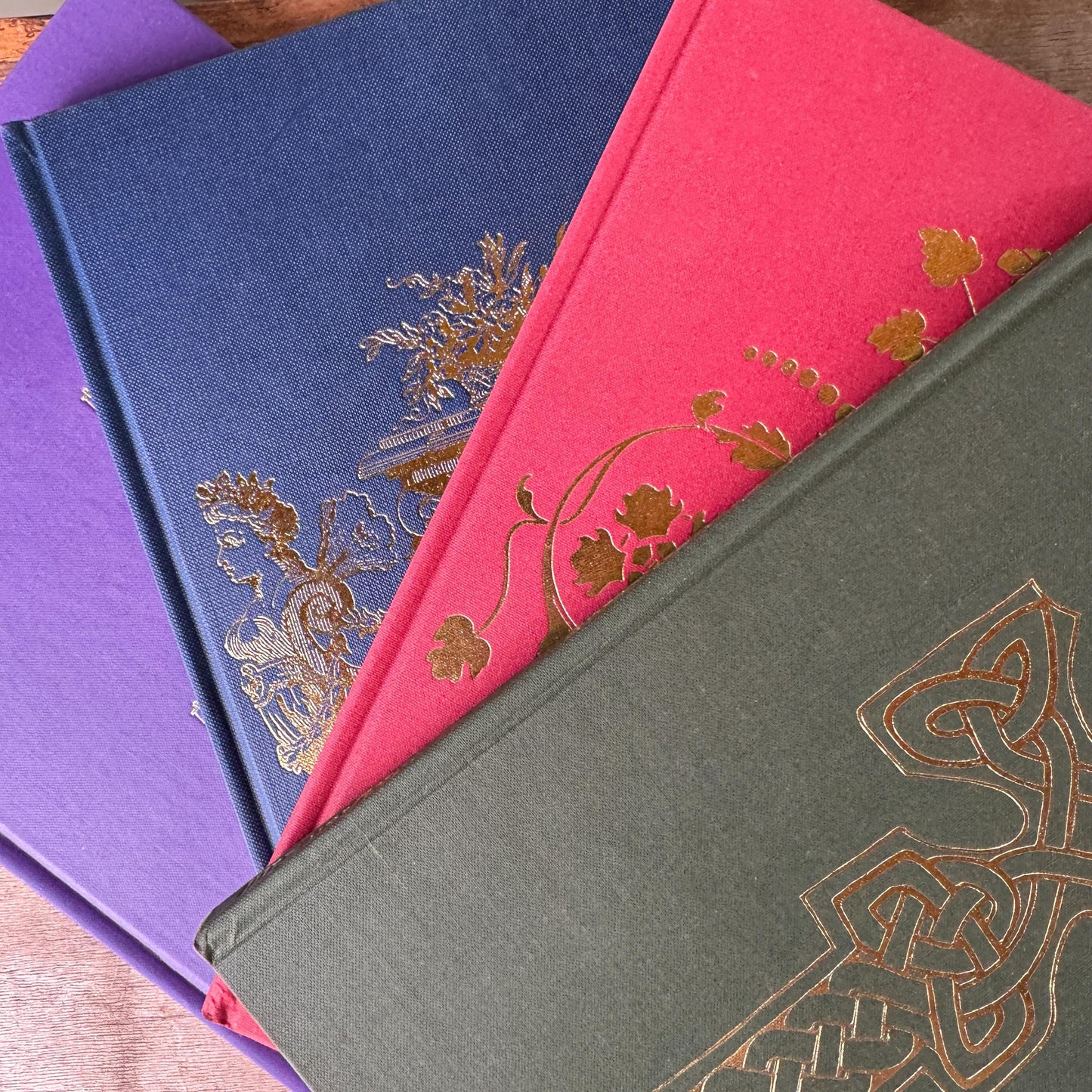 Art Treasures of the World Oversized Books With Gold Dust Jackets and Jewel-Tone Boards
