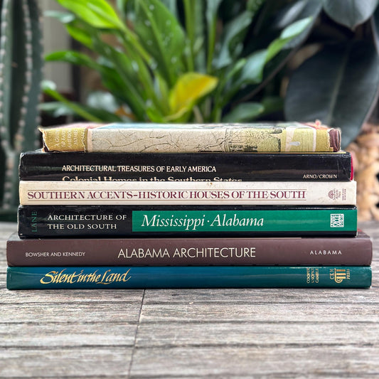 Set of 6 Southern Architecture & Historic Homes Coffee Table Books