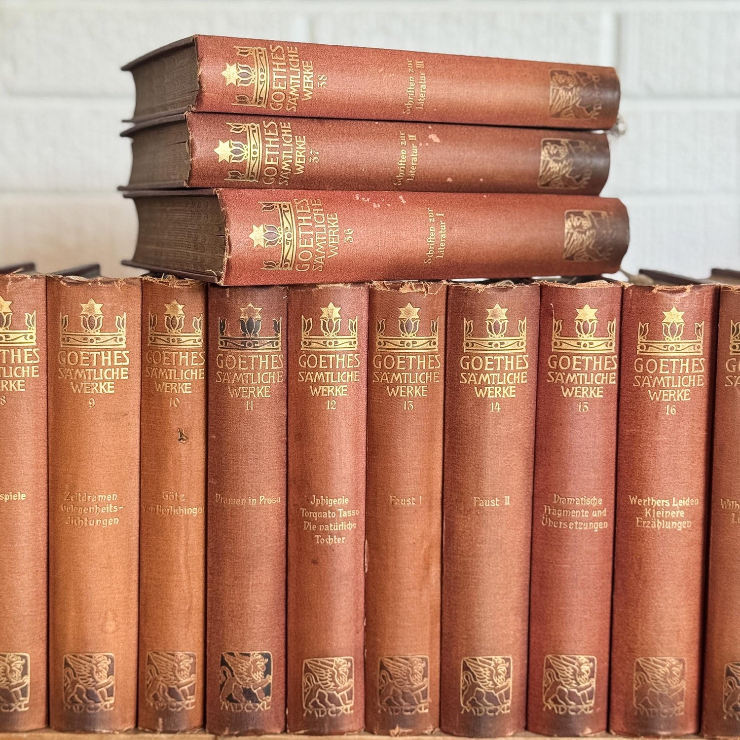 Goethe's Complete Works, 40 Volumes, 1902, German-Language