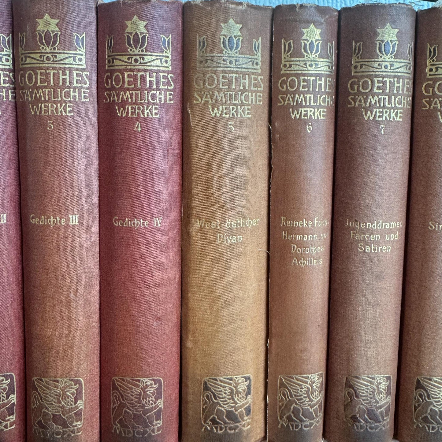 Goethe's Complete Works, 40 Volumes, 1902, German-Language