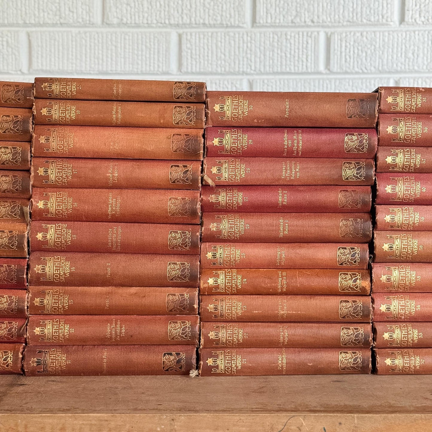 Goethe's Complete Works, 40 Volumes, 1902, German-Language