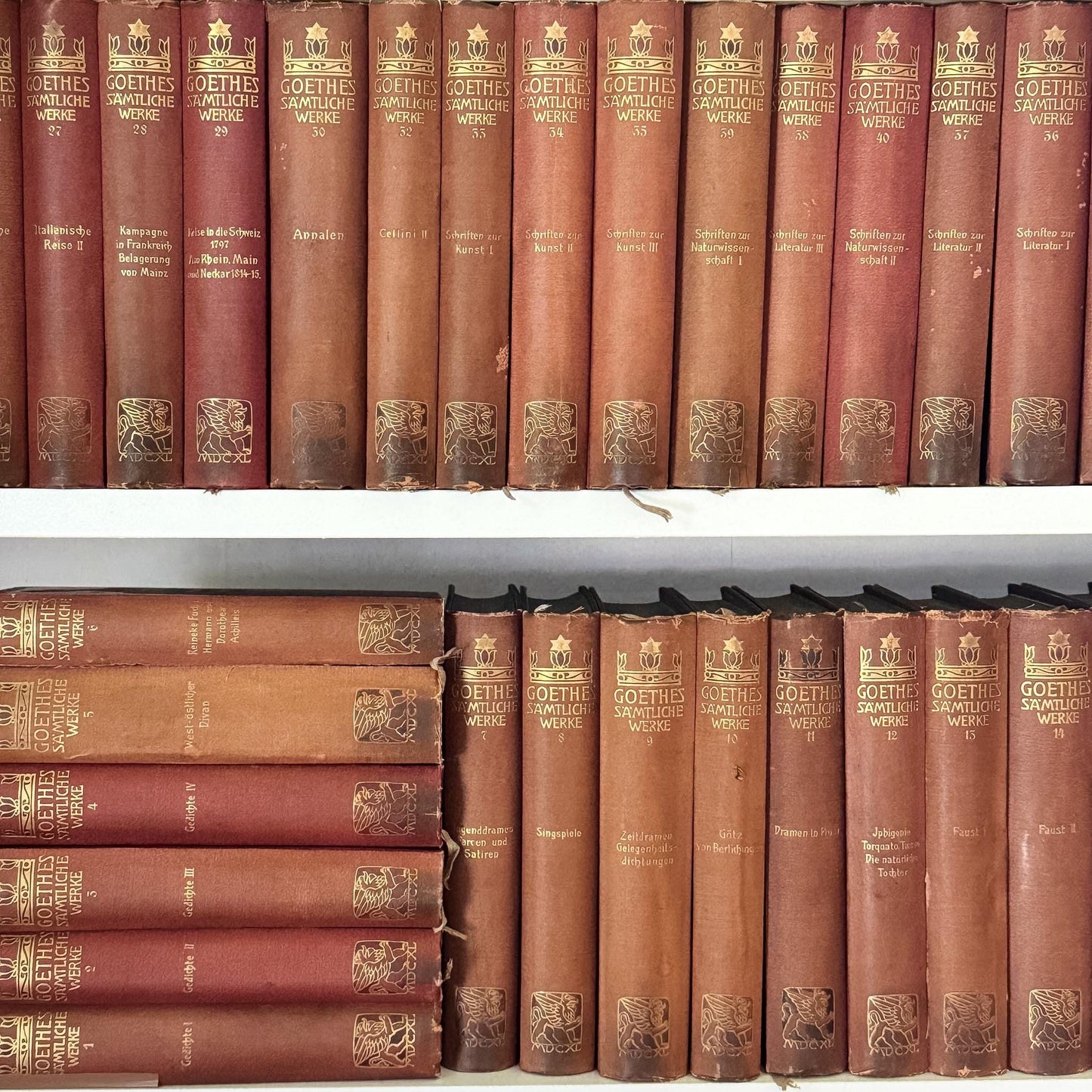 Goethe's Complete Works, 40 Volumes, 1902, German-Language