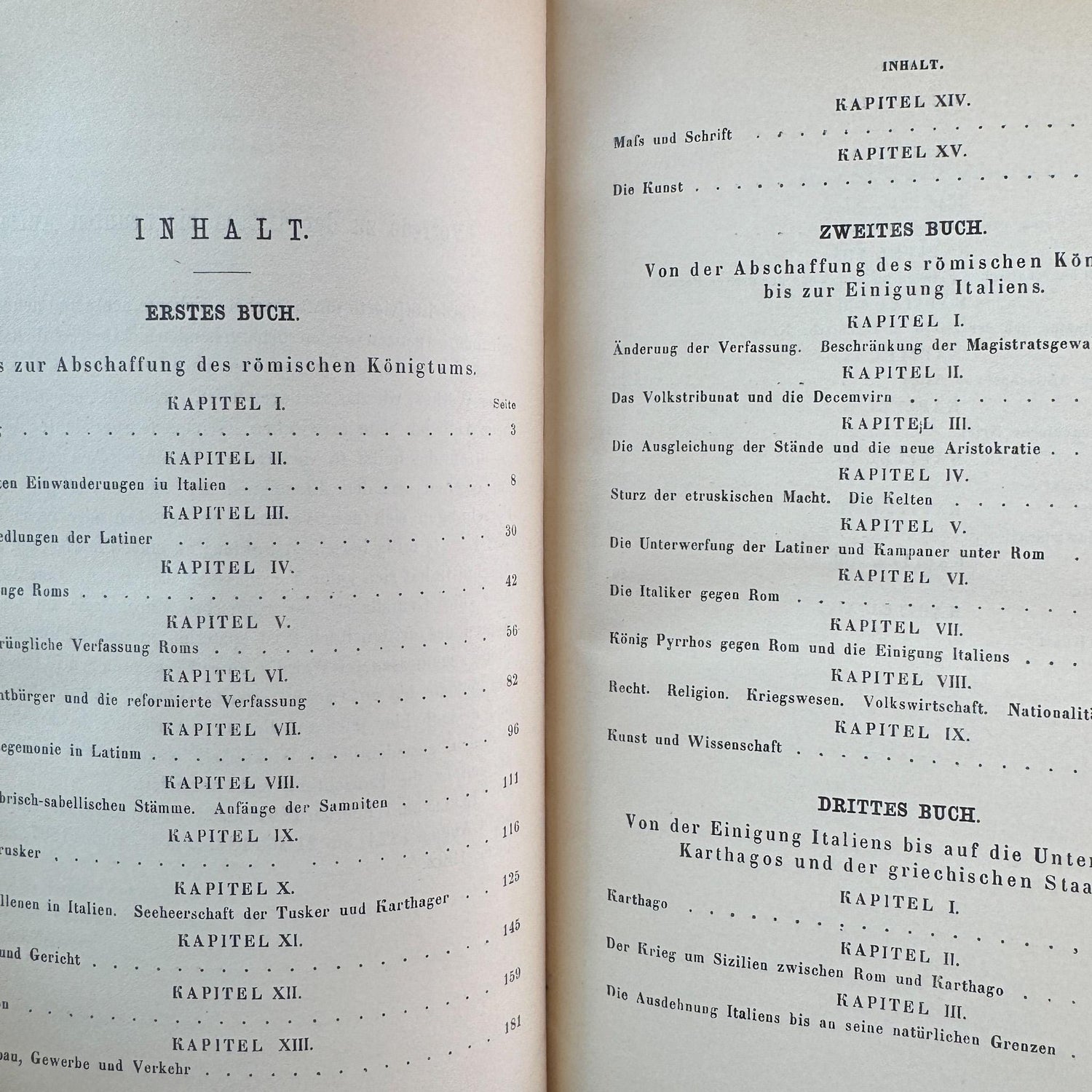 Antique European Leather Books, Theodor Mommsen, 1907