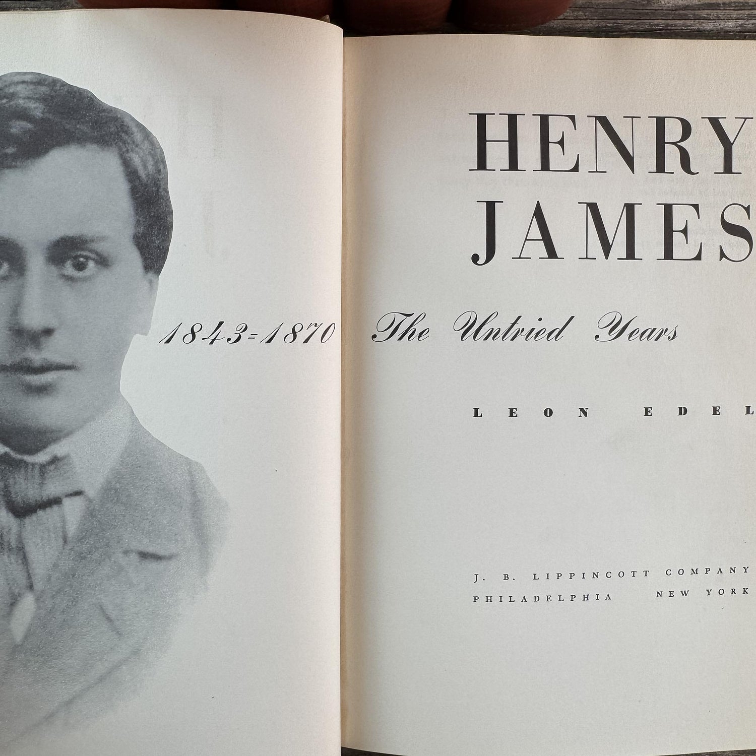Leon Edel Henry James Biography, Complete 5-Volume First Edition Set, Pulitzer Prize