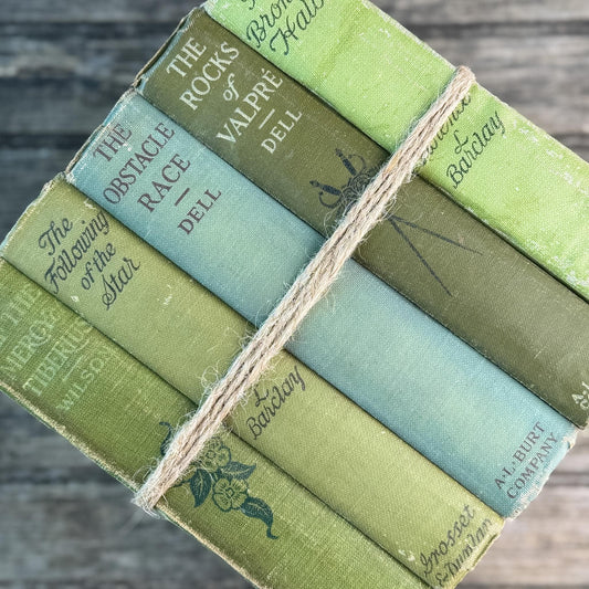 Antique Green Romance and Domestic Fiction Novels