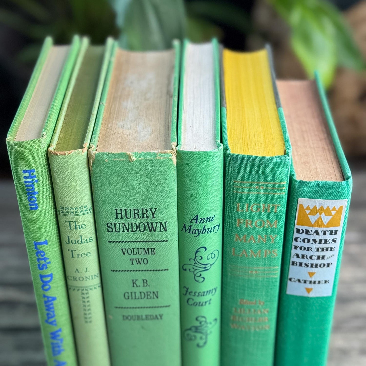 Bright Spring Green Book Bundle for Shelf Styling