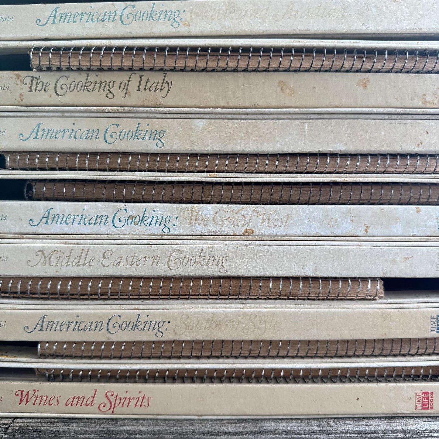Vintage Foods of the World Cookbook Set, 7 Volumes