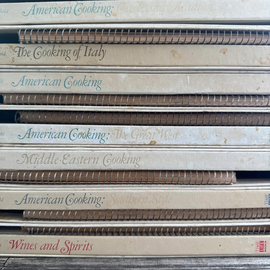Vintage Foods of the World Cookbook Set, 7 Volumes