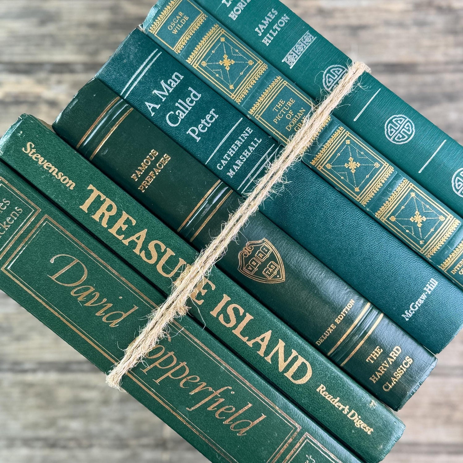 Green Vintage Book Bundles