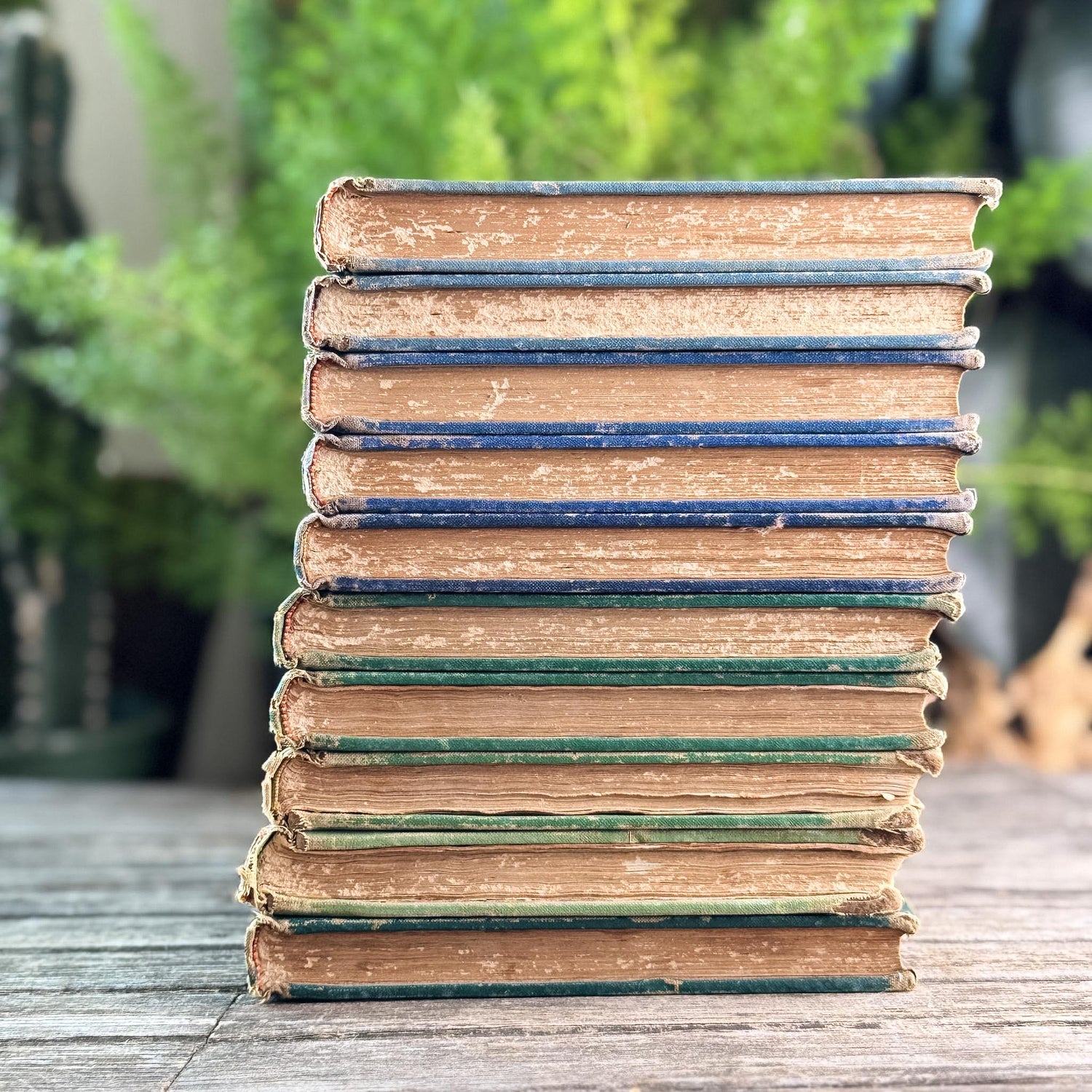 My Book House, Ombre Blue to Green Partial Set, 1937