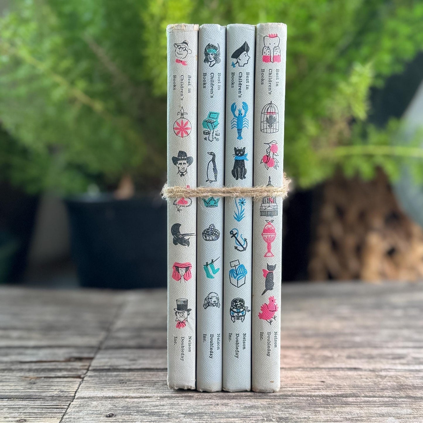 Gray Vintage Best Loved Children's Books Set