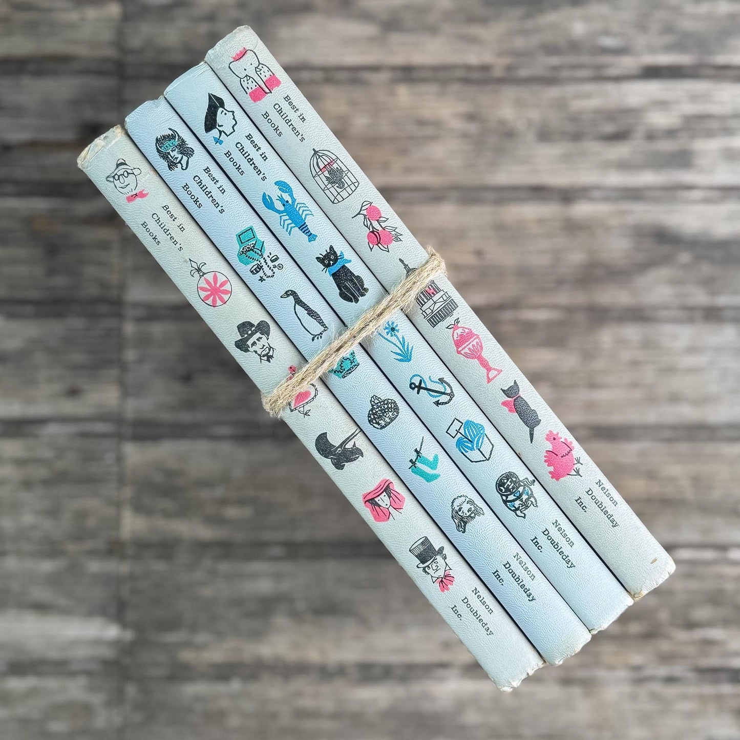 Gray Vintage Best Loved Children's Books Set