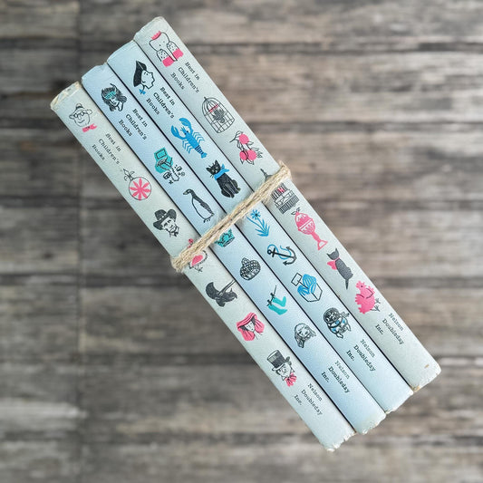 Gray Vintage Best Loved Children's Books Set