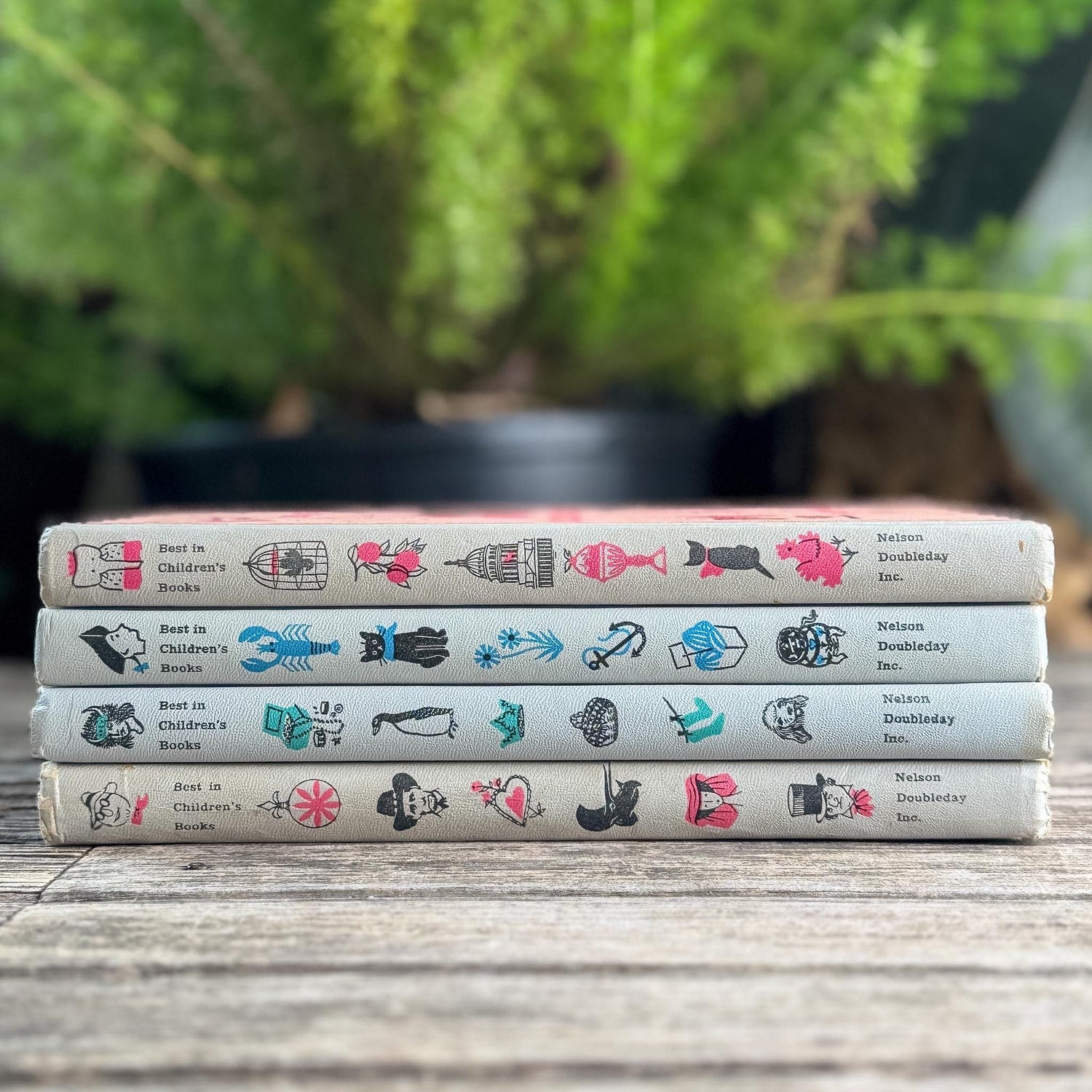 Gray Vintage Best Loved Children's Books Set