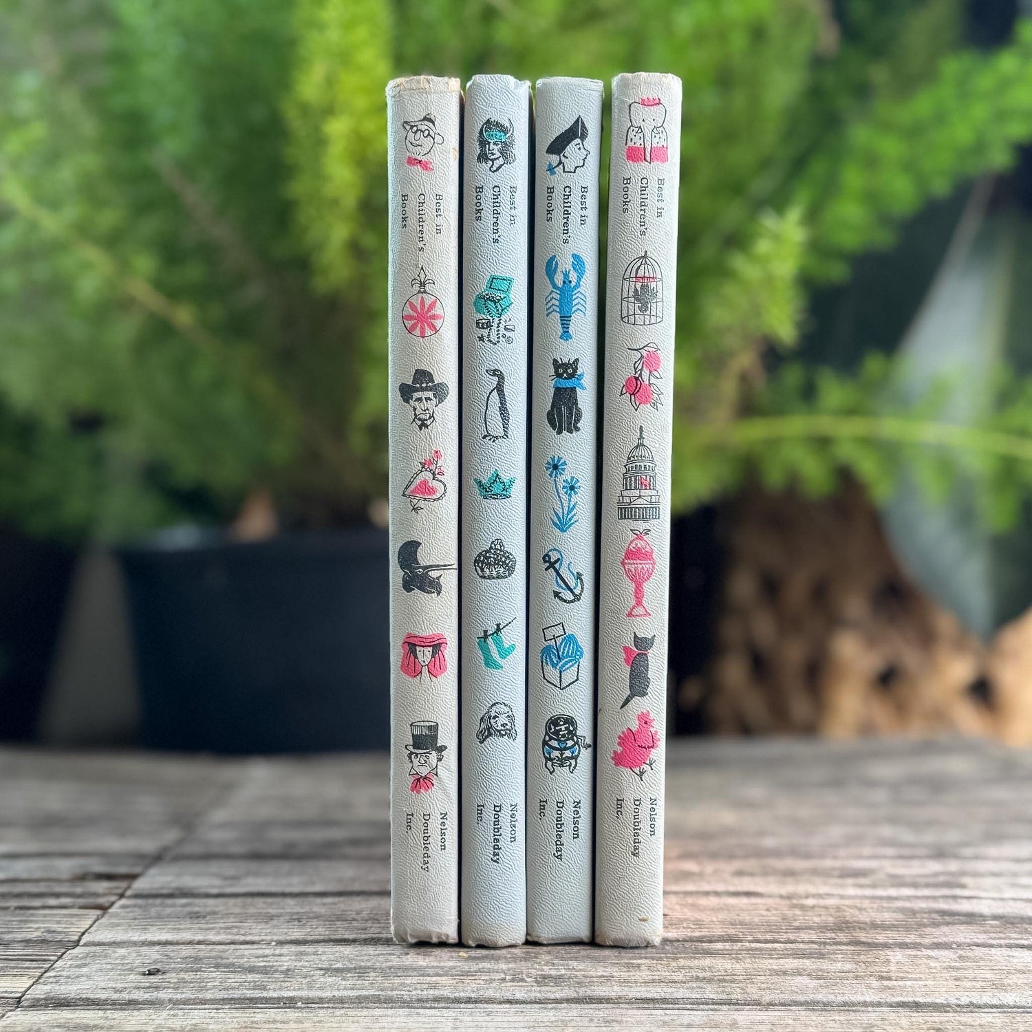 Gray Vintage Best Loved Children's Books Set