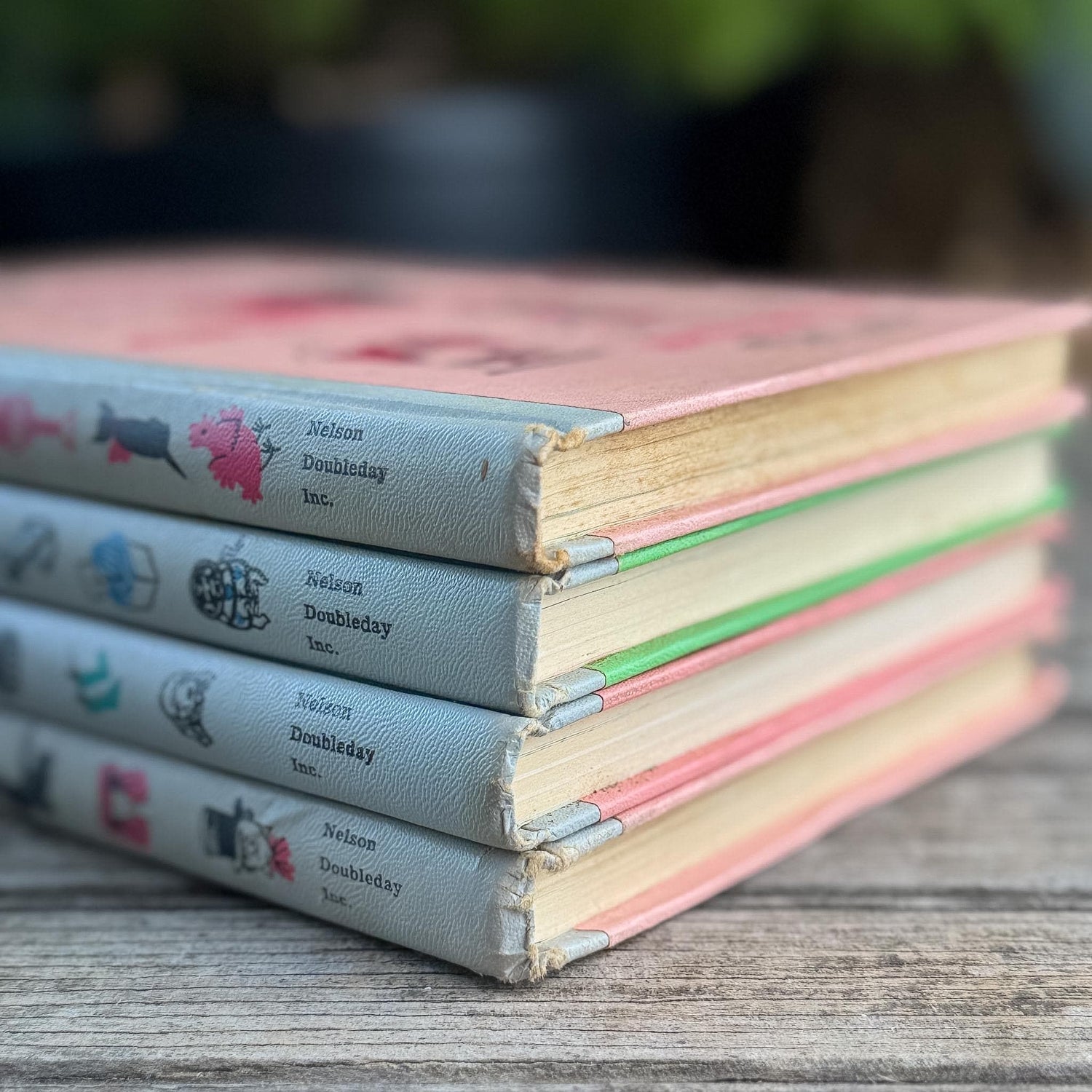 Gray Vintage Best Loved Children's Books Set