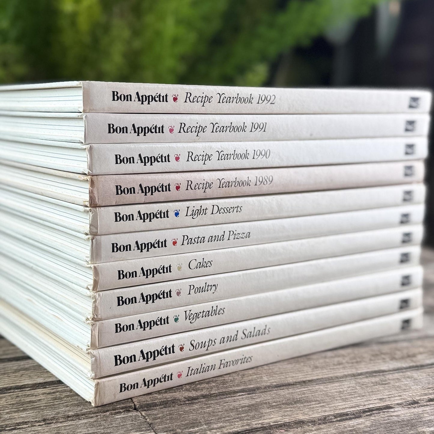 Cooking With Bon Appetit White Cookbook Bundle, 1898-1991