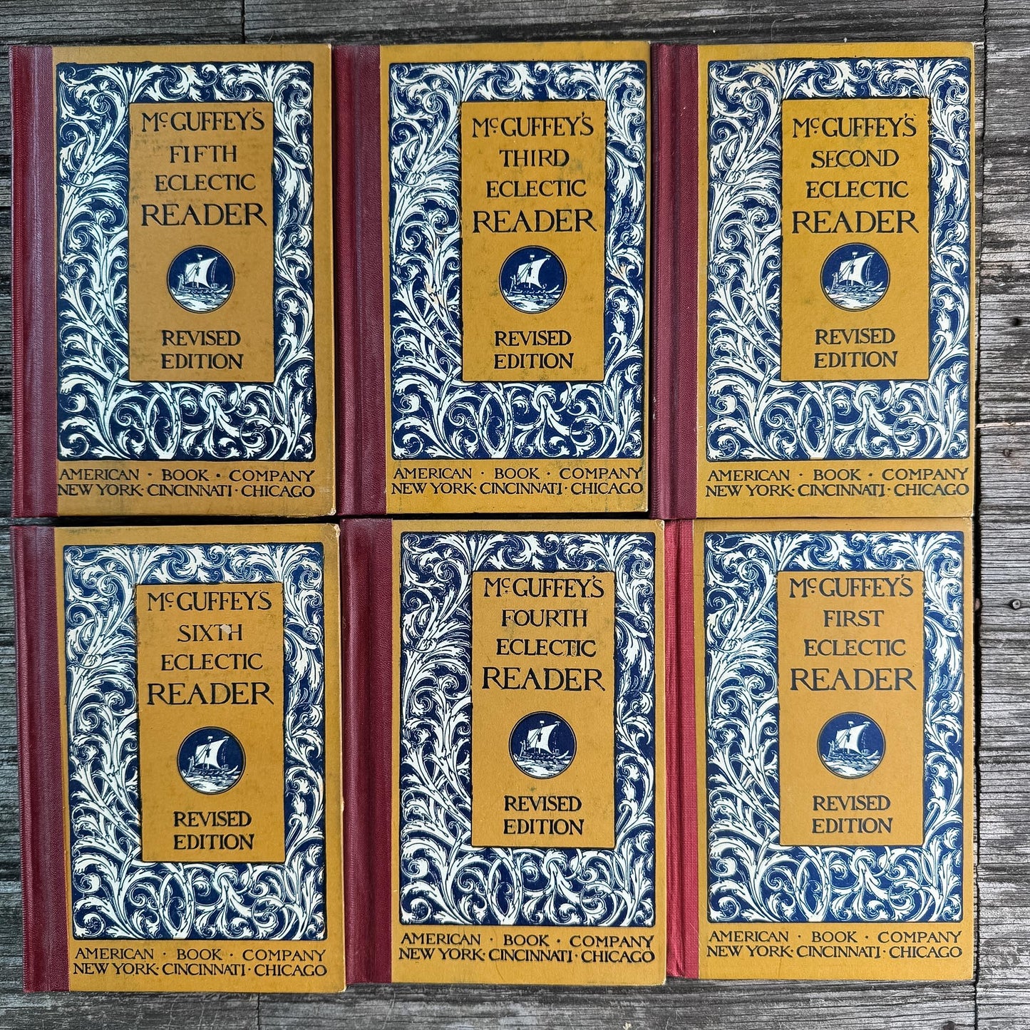 McGuffey's Eclectic Reader Set, 1920 Complete