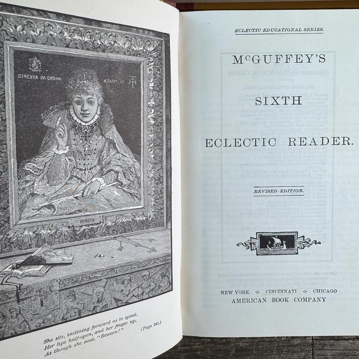 McGuffey's Eclectic Reader Set, 1920 Complete